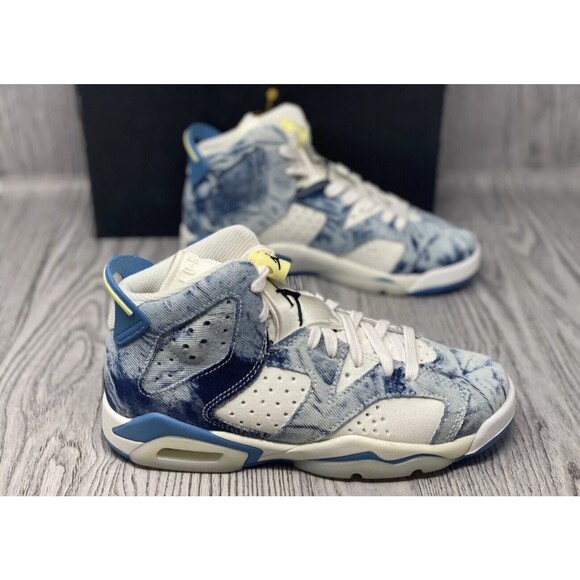 New 2021 NIKE RETRO AIR JORDAN VI 6 ACID WASH US Size 6.5Y Women's 8 DM9045-100